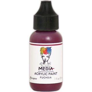 Dina Wakley Media Acrylic Paint - Fuschia - Scrap Of Your Life 