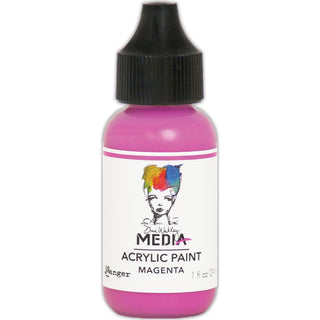 Dina Wakley Media Acrylic Paint - Magenta - Scrap Of Your Life 
