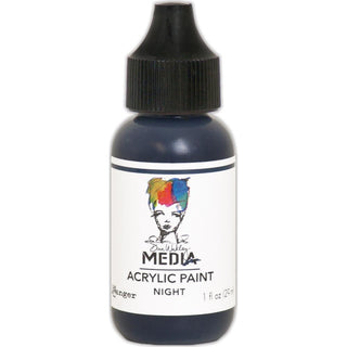 Dina Wakley Media Acrylic Paint - Night - Scrap Of Your Life 