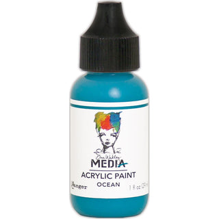 Dina Wakley Media Acrylic Paint - Ocean - Scrap Of Your Life 