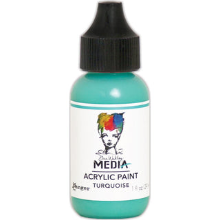 Dina Wakley Media Acrylic Paint - Torquoise - Scrap Of Your Life 