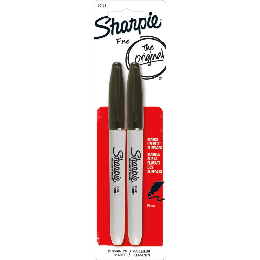 Sharpie Fine Point Permanent Markers 2/Pkg - Scrap Of Your Life 