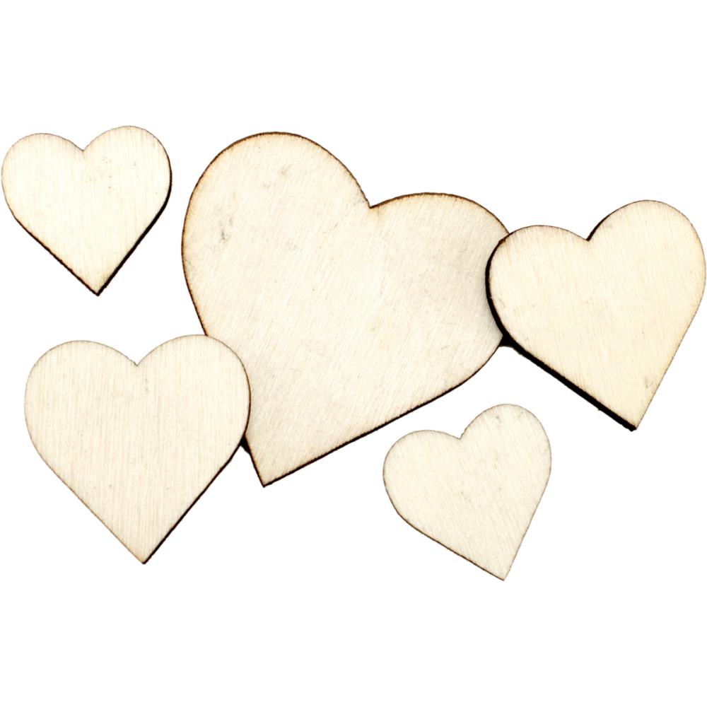 Lara's Crafts - Wood Veneer Hearts - Scrap Of Your Life 