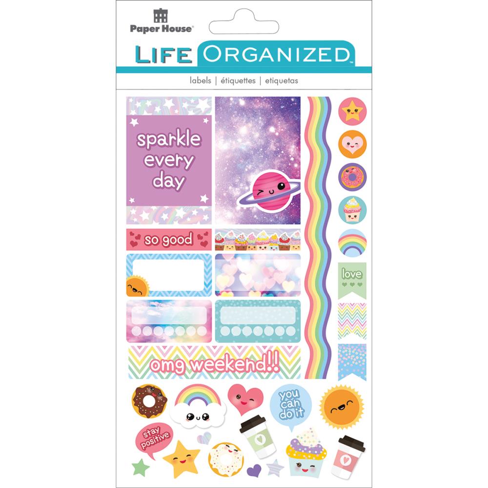 Paper House  Life Organised Planner Stickers Kawaii - Scrap Of Your Life 