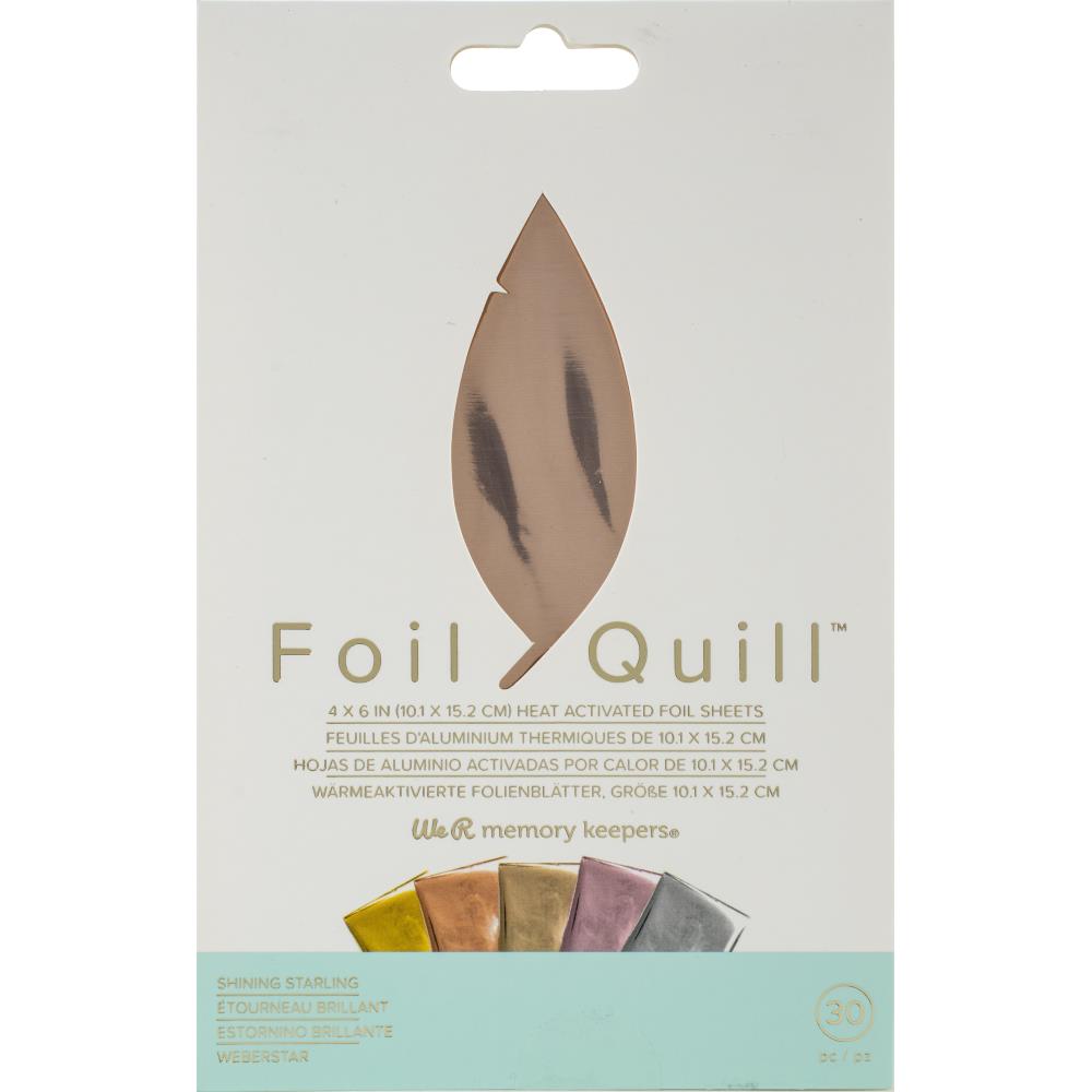 WRMK Foil Quill Heat Activated Foil Sheets Shining Starling - Scrap Of Your Life 