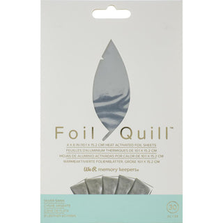 WRMK Foil Quill Heat Activated Foil Sheets Silver Swan - Scrap Of Your Life 