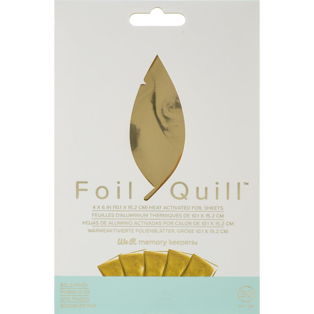 WRMK Foil Quill Heat Activated Foil Sheets Gold Finch - Scrap Of Your Life 