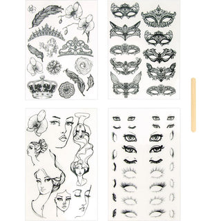 Jane Davenport Masquerade Journal Tattoos - Scrap Of Your Life 