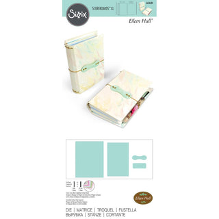 Sizzix ScoreBoards XL Die 6"X13.75" By Eileen Hull Pocket Notebook - Scrap Of Your Life 