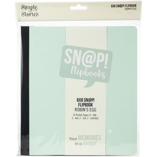 Simple Stories SN@P Flip Book - Robins Egg - Scrap Of Your Life 