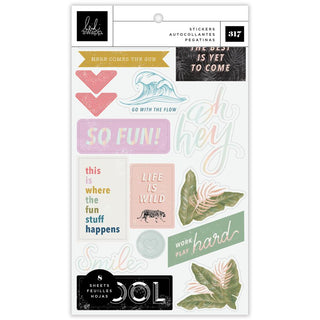 Heidi Swapp - Old School Sticker Book - Scrap Of Your Life 