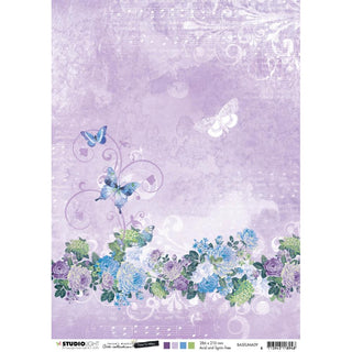 Studio Light - Jenine's Mindful Art - Time To Relax Double-Sided Cardstock A4 NR09 - Scrap Of Your Life 