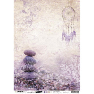 Studio Light - Jenine's Mindful Art - Time To Relax Double-Sided Cardstock A4 NR11 - Scrap Of Your Life 