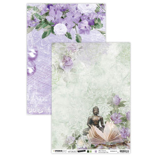 Studio Light - Jenine's Mindful Art - Time To Relax Double-Sided Cardstock A4 NR12 - Scrap Of Your Life 