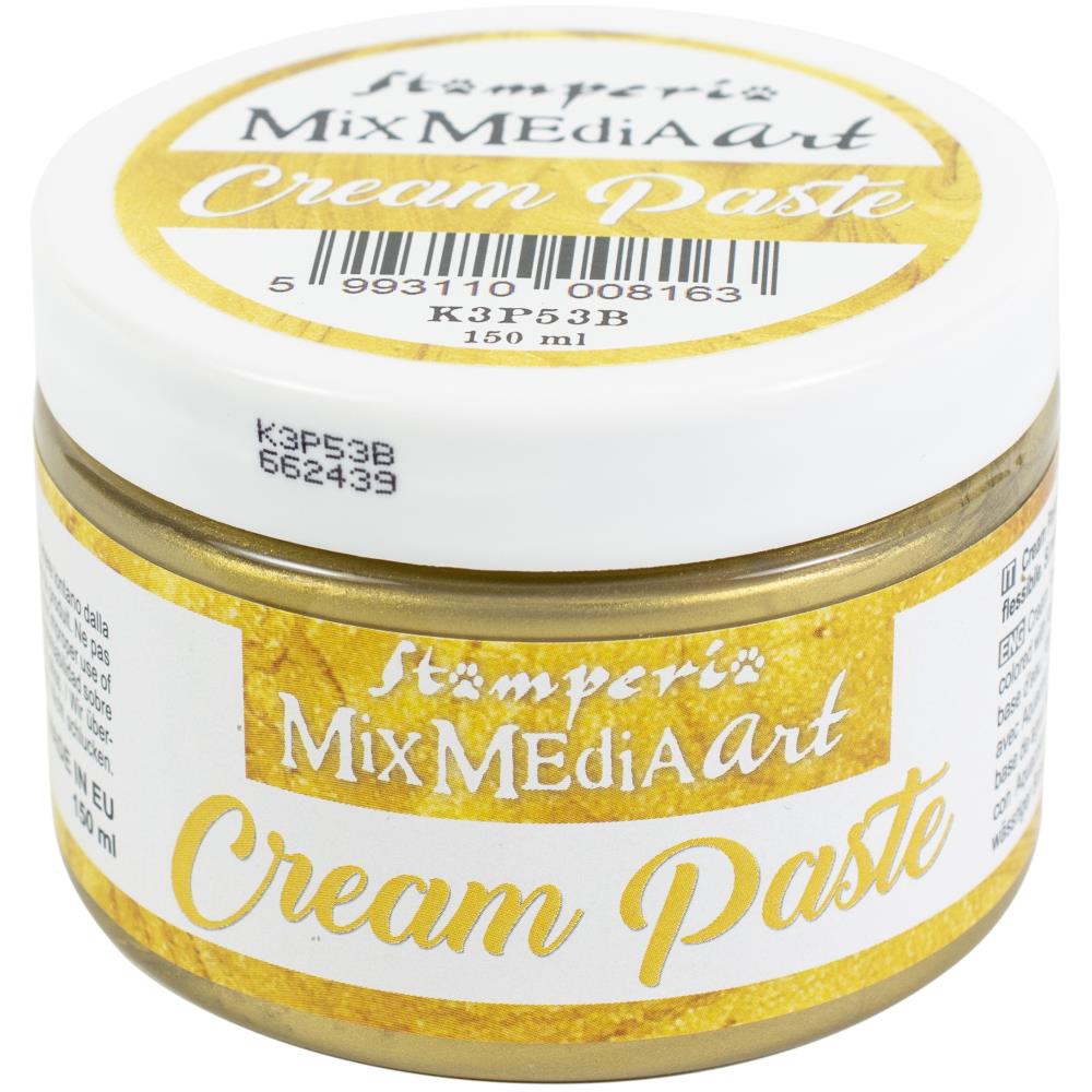 Stamperia Cream Paste 150ml Gold - Scrap Of Your Life 
