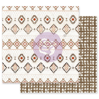 Prima Marketing - Golden Desert 12 x 12 Paper - Peyote - Scrap Of Your Life 