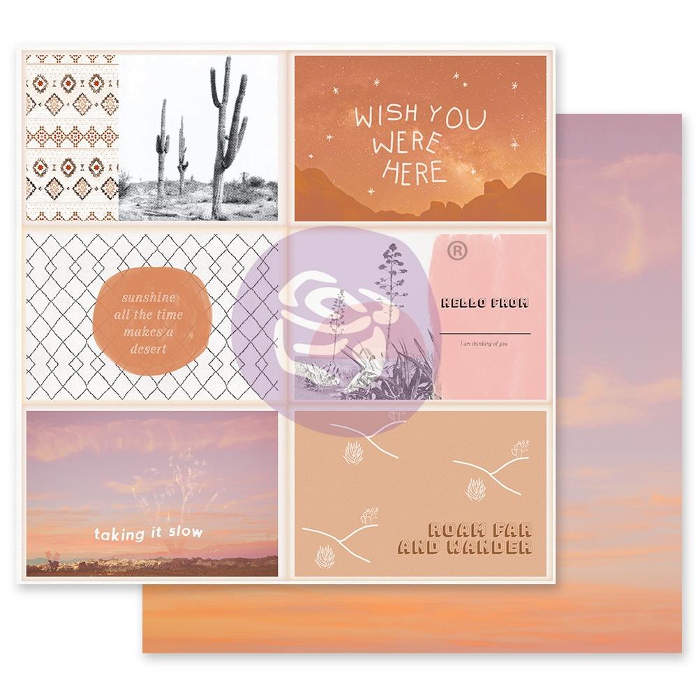 Prima Marketing - Golden Desert 12 x 12 Paper - Salton - Scrap Of Your Life 