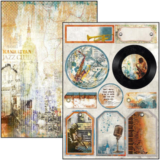 Ciao Bella - A4 Creative Pack - Blue Notes - Scrap Of Your Life 