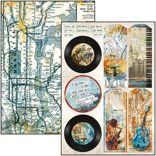 Ciao Bella - A4 Creative Pack - Blue Notes - Scrap Of Your Life 