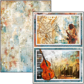 Ciao Bella - A4 Creative Pack - Blue Notes - Scrap Of Your Life 