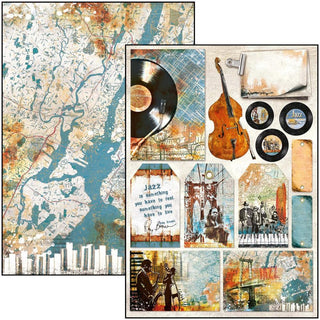 Ciao Bella - A4 Creative Pack - Blue Notes - Scrap Of Your Life 