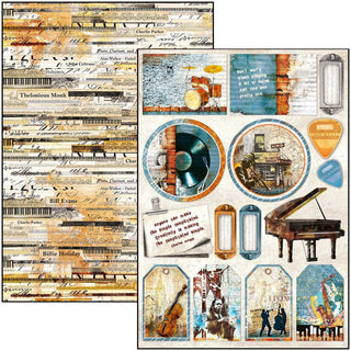 Ciao Bella - A4 Creative Pack - Blue Notes - Scrap Of Your Life 
