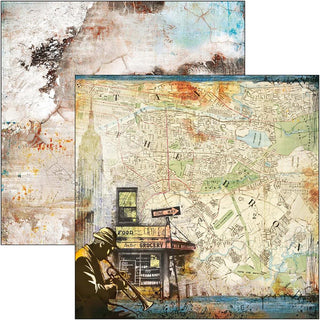 Ciao Bella - 6 x 6 Paper Pad - Blue Note - Scrap Of Your Life 