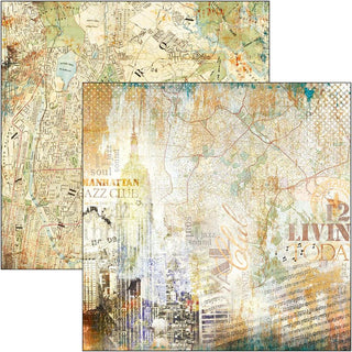 Ciao Bella - 6 x 6 Paper Pad - Blue Note - Scrap Of Your Life 