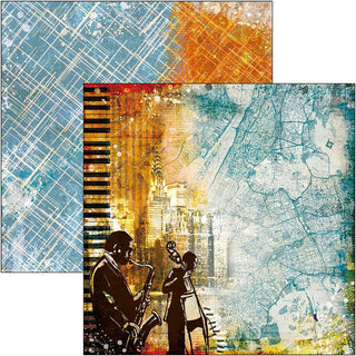 Ciao Bella - 6 x 6 Paper Pad - Blue Note - Scrap Of Your Life 