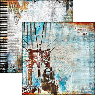 Ciao Bella - 6 x 6 Paper Pad - Blue Note - Scrap Of Your Life 