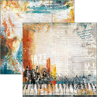 Ciao Bella - 6 x 6 Paper Pad - Blue Note - Scrap Of Your Life 