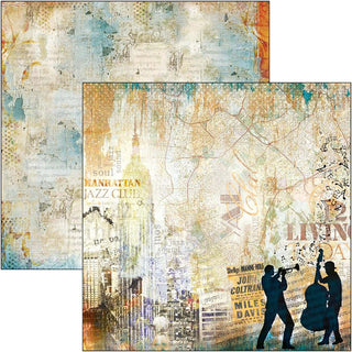 Ciao Bella - 6 x 6 Paper Pad - Blue Note - Scrap Of Your Life 
