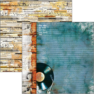 Ciao Bella - 6 x 6 Paper Pad - Blue Note - Scrap Of Your Life 