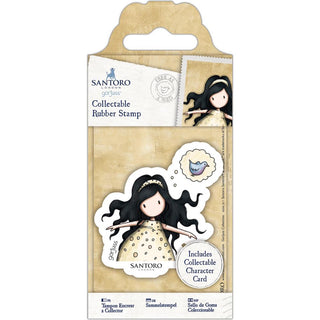 Santoro's Gorjuss Rubber Stamp - No. 44 Free As A Bird - Scrap Of Your Life 