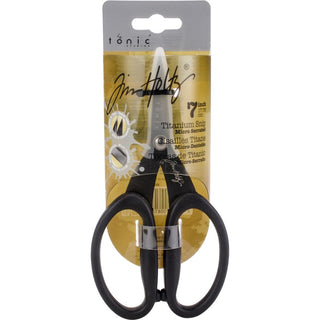 Tim Holtz Non-Stick Micro Serrated Scissors 7" - Scrap Of Your Life 