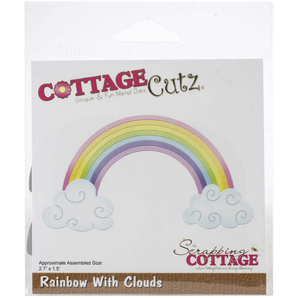 CottageCutz Dies - Rainbow and Clouds - Scrap Of Your Life 