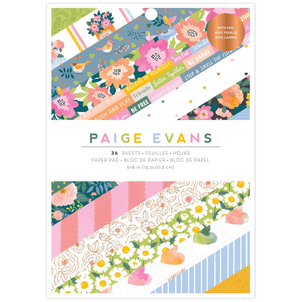 Paige Evans Garden Shoppe 6 x 8 Paper Pad - Scrap Of Your Life 