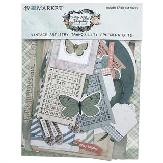 49 And Market Ephemera - Vintage Artistry - Tranquility - Scrap Of Your Life 