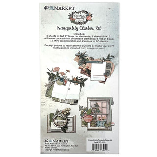 49 And Market Cluster Kit - Vintage Artist - Tranquility - Scrap Of Your Life 