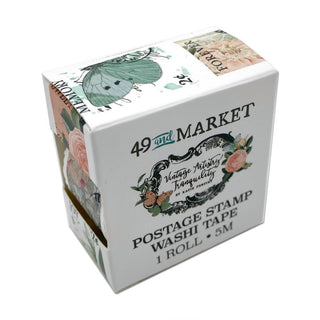 Market Ultimate Washi Tape Roll Postage Vintage Artistry Tranquility - Scrap Of Your Life 