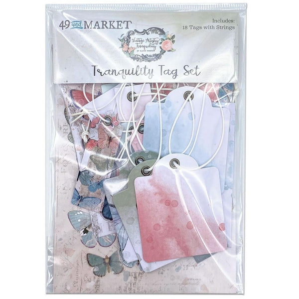 49 and Market - Vintage Artistry - Tranquility Tags - Scrap Of Your Life 