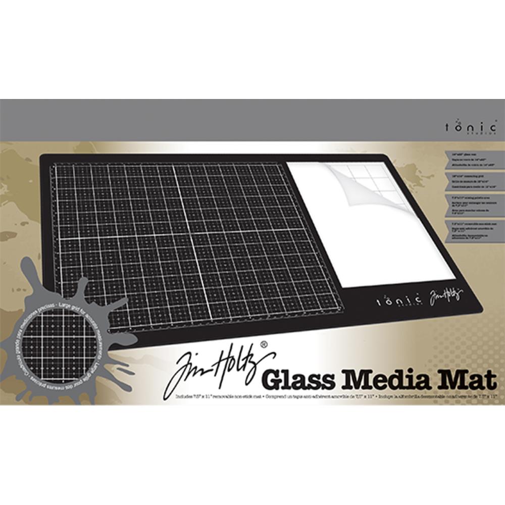 Tim Holtz Glass Media Mat 23.75"X14.25" - Scrap Of Your Life 