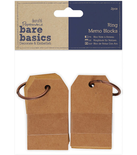 Do-Crafts Bare Basics Memo Block - Scrap Of Your Life 