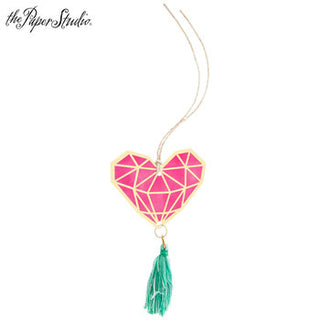 Geometric Heart Tassel Tags - Scrap Of Your Life 