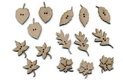 Scrap FX - Leaf Buttons Mini - Scrap Of Your Life 