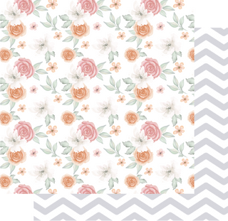 Uniquely Creative - Ocean Breeze- Summer Bloom 12 x 12 Paper - Scrap Of Your Life 