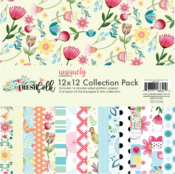 Uniquely Creative - Fresh Folk  - Collection Pack 12" x12" - Scrap Of Your Life 