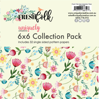 Uniquely Creative - Fresh Folk  - Paper Pad 6" x 6" - Scrap Of Your Life 