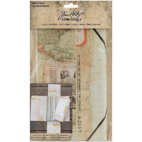 Tim Holtz Ideaology Travel Folio - Scrap Of Your Life 