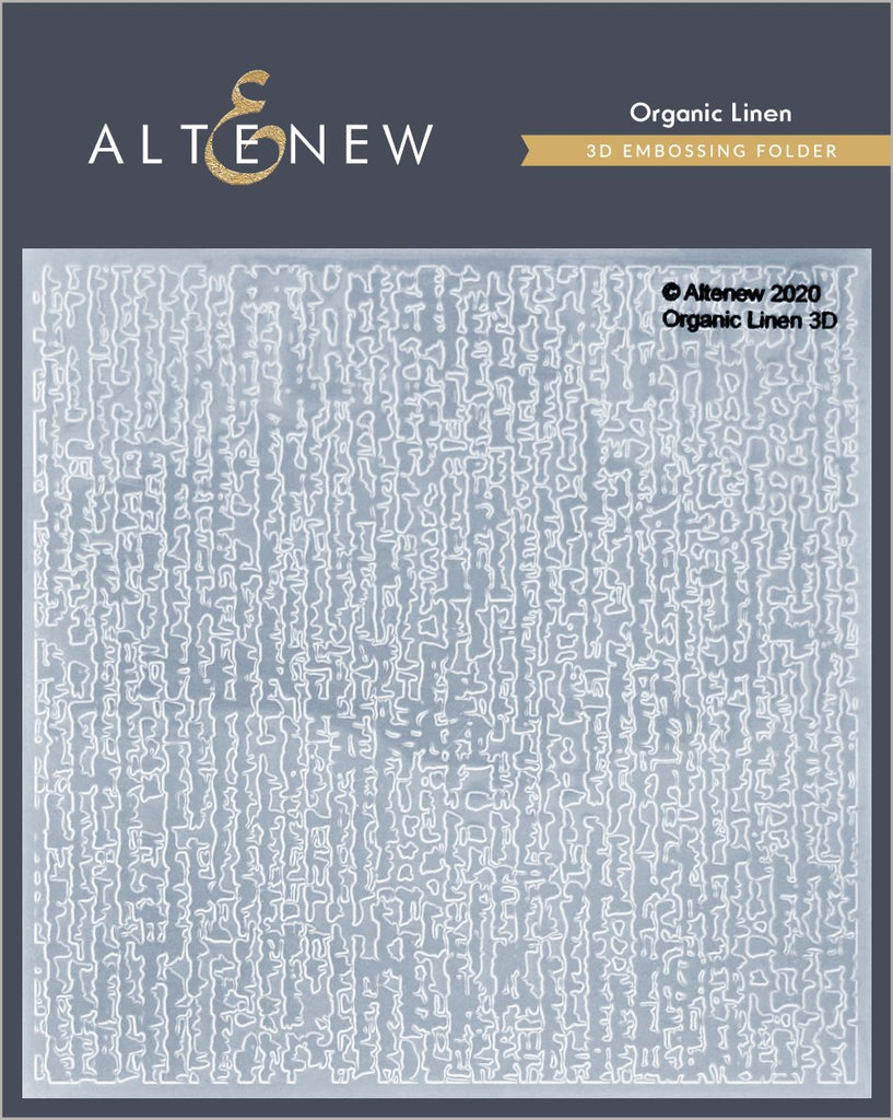 Altenew - Embossing Folder - Organic Linen 3DALT4856 - Scrap Of Your Life 